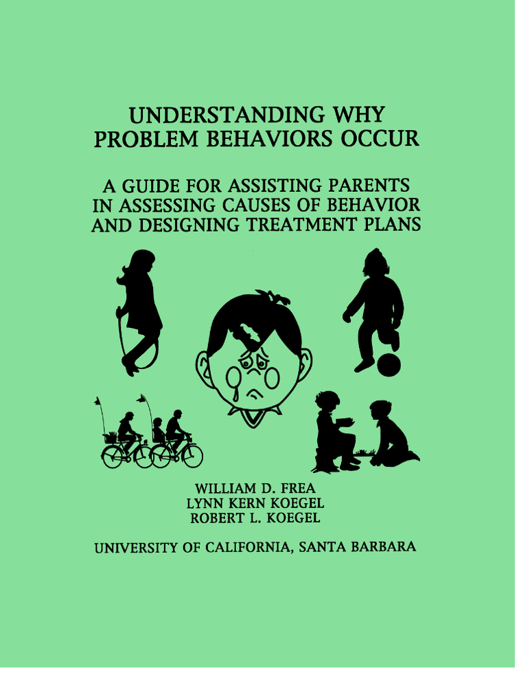 Managing Persistent Problem Behavior KOEGEL AUTISM PRT